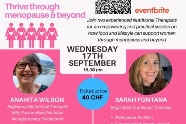 Flyer for Women's Nutrition Event